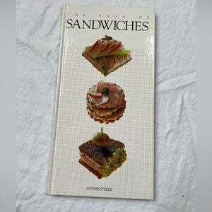 The Book Of Sandwiches By Louise Steele HARDCOVER British Tea Cookbook